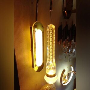 Modern Style Bubble Column Back Lit Lamp for Home Bedroom Bedside Wall Mount Corridor Courtyard and Multipurpose Light