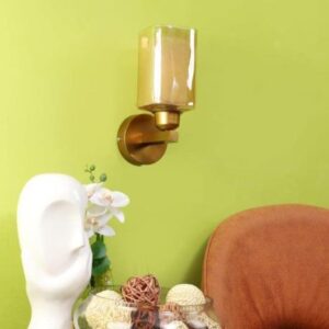Industry Trending Modern Design Wall Lamp Metal Champagne Colored Customized Size for Indoor Home Decoration