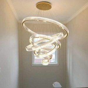 Luxury Ring LED Crystal Chandelier