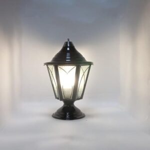 Classical Pillar Light and Gate Light Waterproof Fixtures for Home Garden Courtyard Lamp Post Outdoor